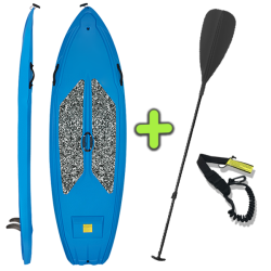ANAC Sports Stand Up Paddle Board with Free Paddle & Paddle Leash