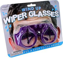 Novelty glasses sales with wipers