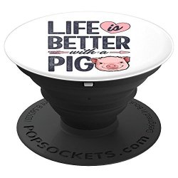Life Is Better With A Pig Funny Pigs Farm Farmer Girls Gifts