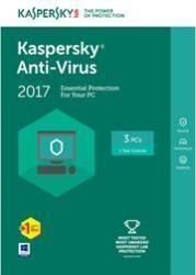 Kaspersky 3 User 2017 DVD Anti-Virus