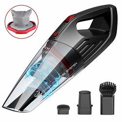Handheld Vacuum Goovi Hand Vacuum Cordless With Rechargeable Quick Charge Lightweight Hand Vac Portable Hand Held Vacuum Cordless For Home Kitchen Car Cleaning