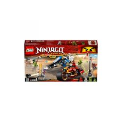 lego ninjago kai's blade cycle and zane's snowmobile