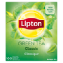 Clear Green Tagged Teabags 100 Pack