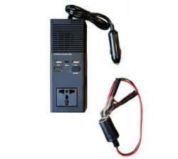 200W 12V Dc To 220V Ac Small Car Power Inverter With Dual Ports