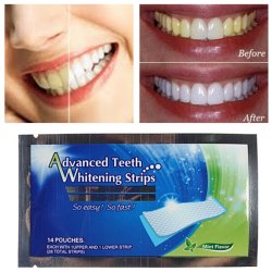 2 Packs Teeth Whitening Strips Home Dental Bleaching Whiter