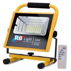 40W High Powered Rechargeable LED Flood Light