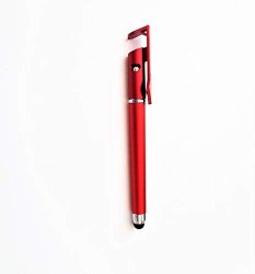 Shot Case 3 In 1 Stylus Pen Holder For Samsung Galaxy A7 Smartphone Red