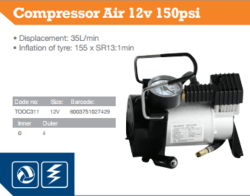 Compressor Air 12v 150psi