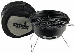 TOTAI - 2-IN-1 Cooler Bag And Bbq Griller Combo Black