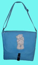 Blue Tote Style Baby Bags