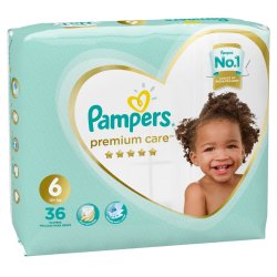 Pampers - Premium Care SIZE6 XL Value Pack 36