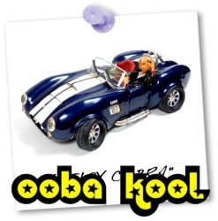 Guillermo Forchino Comic Art The Shelby Cobra 427 Sc Blue Oobakool Official Forchino Dealer