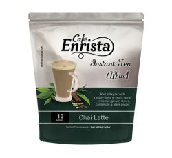 Cafe Enrista Instant Tea All In 1 Chai Latt Sachets - 4 X 10'S