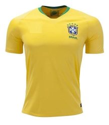 Brazil National Soccer Team 2018 Home Soccer Jersey Size S