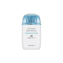 all around safe block waterproof soft finish sun milk