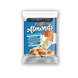 Youthfull Protein Almonds 40G - White Chocolate