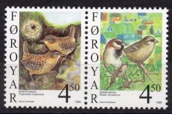 Faroe Mnh 1999 Birds Um - Cat Value = R50