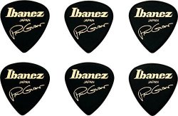 Ibanez B1000PGBK Paul Gilbert Signature Picks 6 Pack Black