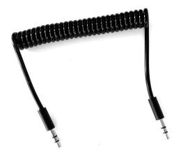 Hq Stereo Coiled Aux Cable