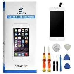 Sintron Oem Lcd Screen Replacement - For Iphone 6 Plus 5.5" White Lcd Display Touch Screen Digitizer Assembly Repair Replacement Including Free Tools For Iphone 6 Plus White