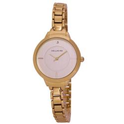 Ladies Gold White Dial Watch