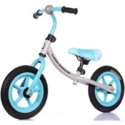 Little Bambino Balance Bike With Adjustable Seat- Blue And Grey