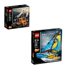 Lego Technic Yacht Boys Gift Bundle - 7+ Years - 42074 & 42088