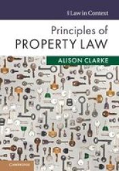 Principles Of Property Law Paperback