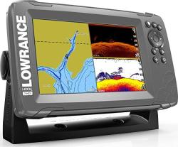 Lowrance HOOK2 7-7-INCH Fish Finder With Splitshot Transducer And Us canada Navionics+ Map Card 7 Inch