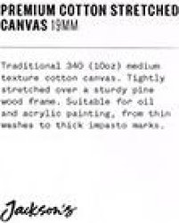 Jackson& 39 S Premium Cotton Canvas - 19MM Profile 10OZ 30 X 48.5CM