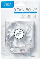 Deepcool 80MM Xfan Clear Blue LED Fan DC-XF80L