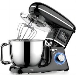 1500W Stand Mixer For Baking With 6.2L Stainless Steel Bowl