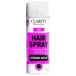 Clarity Hair Spray 75ML - Firm Strong Hold