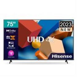 Hisense 75 Inch A6K Series Uhd Direct LED Vidaa Smart Tv - 3840 X 2160 Resolution Viewing Angle Horiz Vert Degrees 178 178 Smooth
