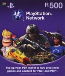 Playstation Network Card - R500 PlayStation 3, Blu-ray disc
