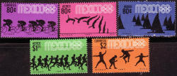 Mexico 1967 Olympic Games Propaganda 3rd Series Complete Set Sg 1140-4 Unmounted Mint Complete Set