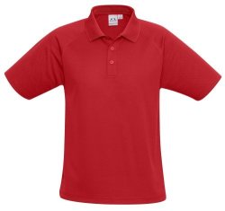Biz Collection Kids Sprint Golf Shirt - Red BIZ-7105
