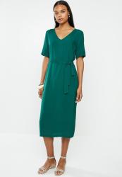 Edit Woven Ll Tunic Dress - Green