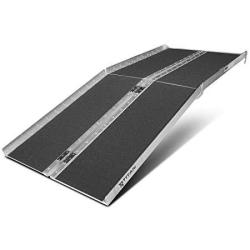 Titan Ramps 6' Ft Aluminum Multifold Wheelchair Scooter Mobility Ramp Portable 72" MF6