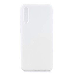 Aoile For Phone A50 Lovely Candy Color Matte Tpu Anti-scratch Non-slip Protective Cover Back Case White Samsung A50