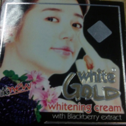 White Gold Whitening Cream With Blackberry Extract