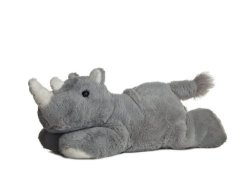 8" MINI Flopsie Rhino Soft Toy