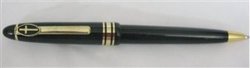 Black & Gold Pen With Small Gold Cross
