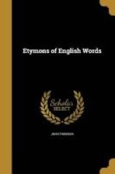 Etymons Of English Words Paperback
