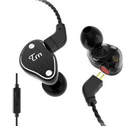 Aoogoor Trn V60 Hybrid In Ear Earphone Noise-isolating 1BA With 2DD Driver Hook Hifi Bass Stereo Earbuds With Microphone Sport Running Headset