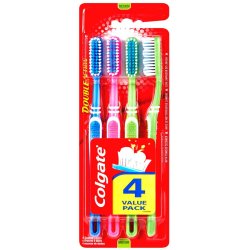 Colgate Tbrush Double Action 4 Pack