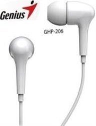 Genius GHP206 Stereo Earphones in White