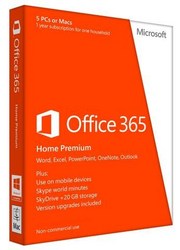 Microsoft Office 365 - Home 1 Year Subscription