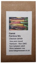 Heirloom Veg Seeds - Carrots - Rainbow Mix