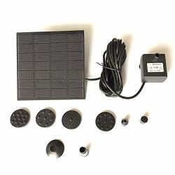 Smd Ic - 7V 1.2W Solar Water Panel Power Fountain Pump Kit Pool Garden Pond Submersible Watering 180L H - System Garden Lawns Small